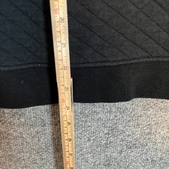 Spyder Sweater Womens Large Black Fitted Tsnap Sweatshirt Pullover Long Sleeve - Picture 6 of 9